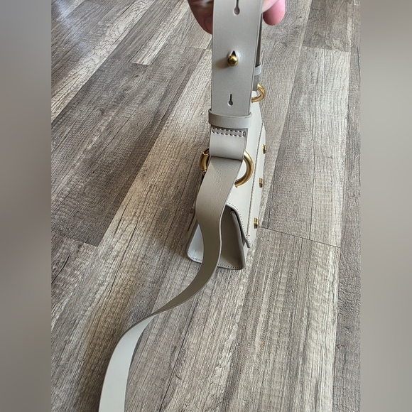 KEITH &CHARLES NUDE structured Mini Satchel Crossbody Bag Alaia Quiet Luxury Y2K - Picture 4 of 16